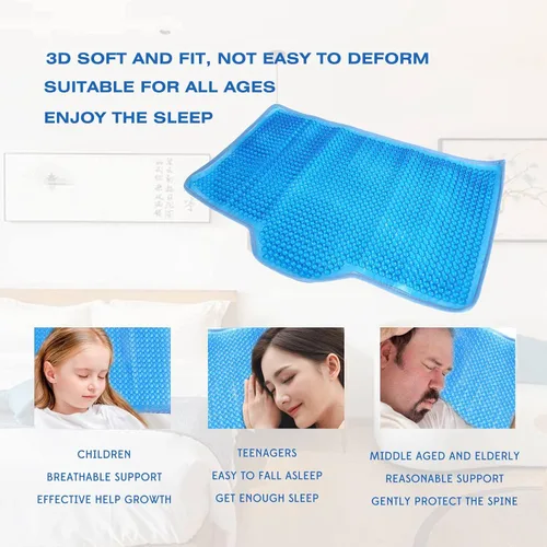 Miniatura 5 de Sonew Almohadilla de enfriamiento de almohada, almohada refrescante de colmena refrescante para salón en casa, ideal para sofocos, sudores nocturnos