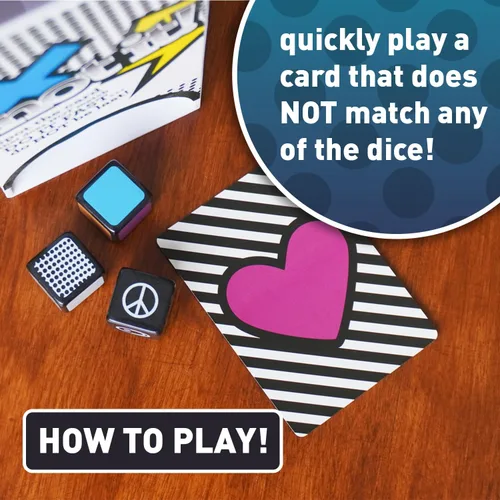 Miniatura 3 de Not It! 1.0 – Juego de dados y cartas de ritmo rápido para niños y familias Juego clásico a juego de símbolos A partir de 6 años 2 a 6