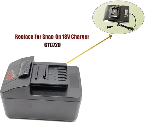 Miniatura 3 de 2 baterías CTB8185 CTB8187 de 18 V, 4 Ah, 4000 mAh, repuesto para CTB8185 CTB7185 CT8850 CT7850 CDR7850H CTL7850 CT8815 CT8850 CT9075 CT9100 CT9010
