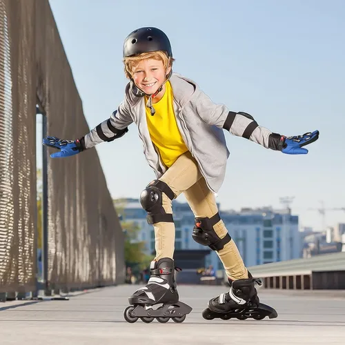 Miniatura 7 de Guantes de motocross para niños, niños y jóvenes, guantes de conducción para motocicleta, BMX, bicicleta de montaña, ATV, dedos completos, guantes