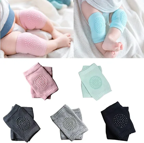 Miniatura 8 de BOSONER Rodilleras antideslizantes para bebés, rodilleras unisex para bebés y niños pequeños, 5 pares