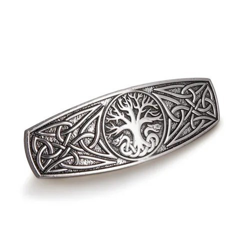 Miniatura 10 de TEAMER Moda vintage nudo celta clip de pelo pasadores de metal accesorios para el cabello patrón grabado headwear styling para las mujeres Águila