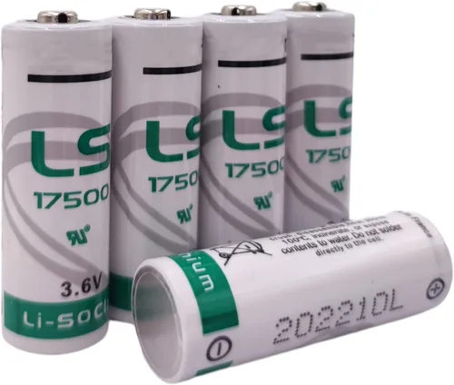 Miniatura 7 de 5 baterías de litio LS17500 (ER17500) de 3.6 voltios A (3600 mAh) de repuesto para respaldo de emergencia LS17500