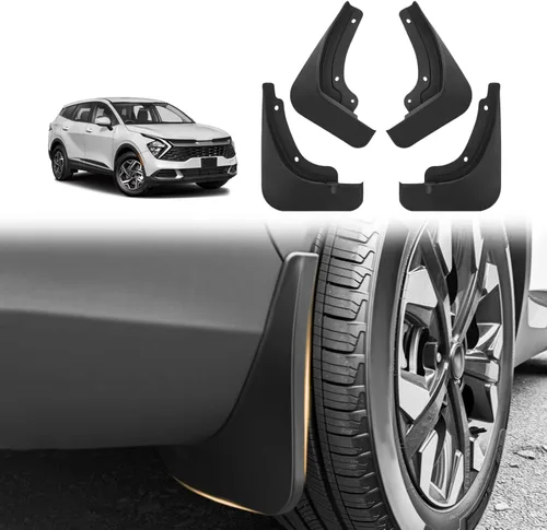 Miniatura 8 de Muslogy Protectores de barro compatibles con Kia Telluride 2020-2025 2026, accesorios protectores de barro delanteros y traseros, 4 unidades sin