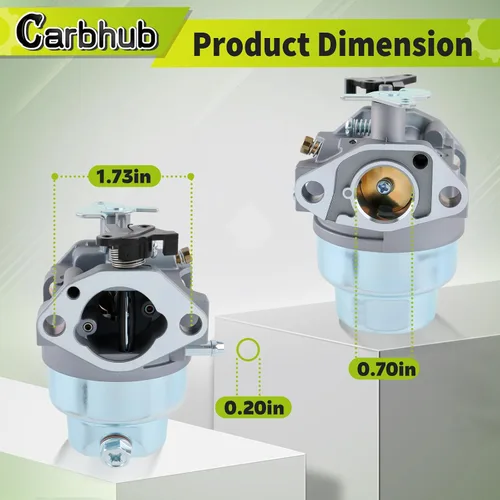 Miniatura 5 de Carbhub Carburador GCV160 para Honda GCV160 GCV160A GCV160LA GCV160LE HRB216 HRS216 HRT216 HRZ216 Reemplaza 16100-ZM0-804 16100-ZM0-802