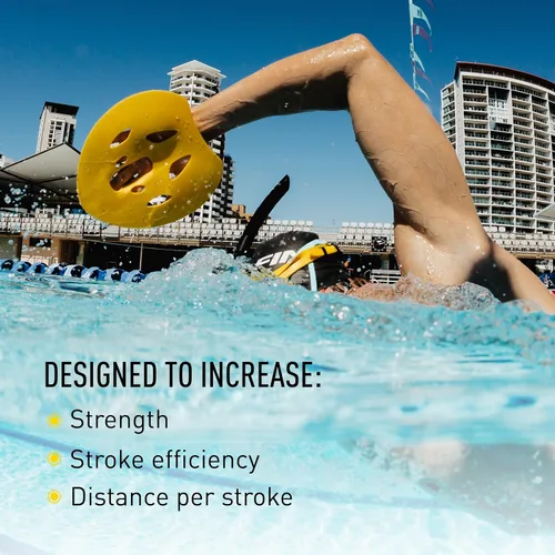 Miniatura 3 de FINIS Manta Swim Training Hand Paddle para ejercicio competitivo de natación