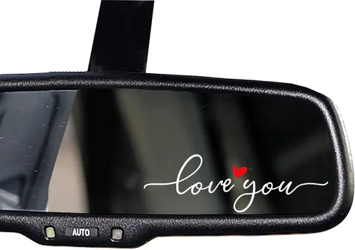 Miniatura 10 de 2 calcomanías de vinilo con el texto “Hello Gorgeous” para espejo retrovisor, amor propio, cuidado personal, para la ventana del auto y laptop