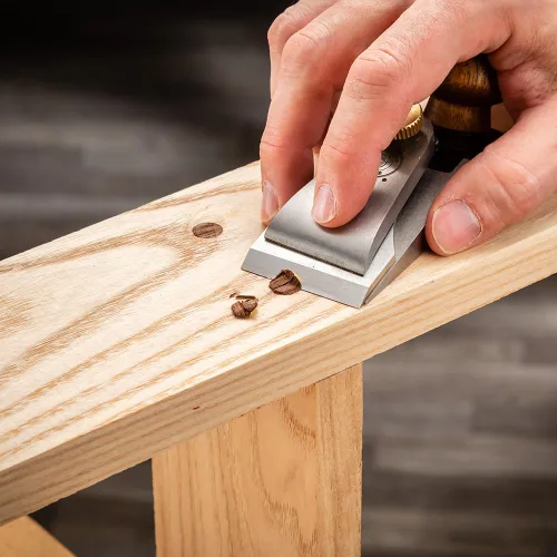 Miniatura 2 de Rockler Bench Dog Cepillo de Cincel Pequeño - Cepillo de Emparejamiento Duradero con Cuchilla Endurecida y Frente Abierto - Herramientas Precisas
