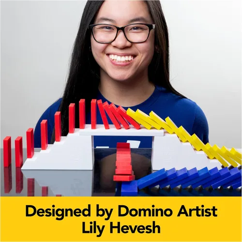 Miniatura 6 de H5 Domino Creations by Lily Hevesh - Juego familiar de 100 piezas para adultos y niños a partir de 5 años