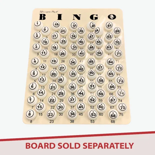 Miniatura 7 de MR CHIPS Bolas de bingo profesionales de 1.5 pulgadas (1.496 in), color blanco, bolas de repuesto estilo ping pong para jaulas de bingo manuales