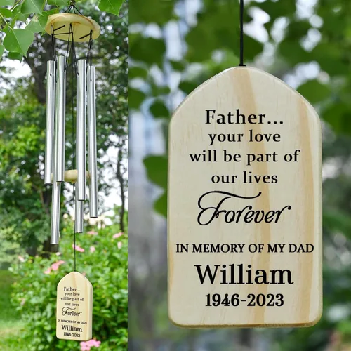Miniatura 11 de Campanillas de viento conmemorativas para la pérdida de la madre, regalo de condolencias en memoria de mamá