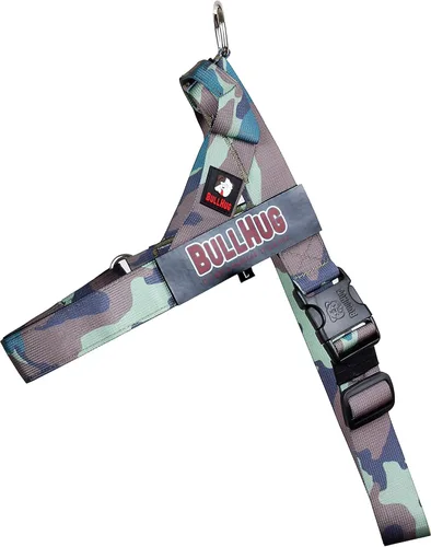 Miniatura 3 de BULLHUG Arnés ajustable para perro, sin tirones, sin estrangulamiento, para bulldogs ingleses, bulldogs franceses, pugs y razas de pecho ancho