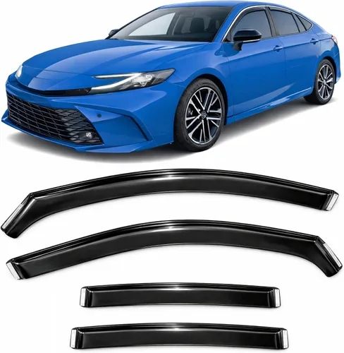 Miniatura 64 de Protectores de lluvia adhesivos 2017-2022 para Honda CR-V Viseras deflectoras de ventana lateral LX EX EX-L Touring 3D onduladas estilo JDM CRV