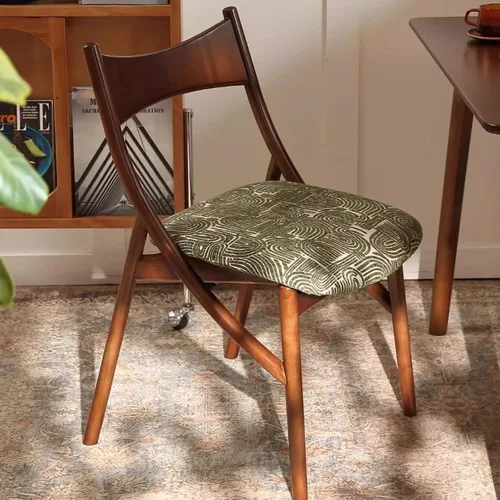 Miniatura 2 de Sillas de comedor de madera, sillas de comedor, silla de cocina, silla lateral de cocina con respaldo alto con paquete suave para salas de estar