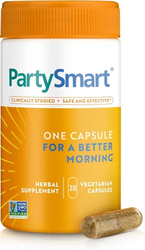 Miniatura 13 de Himalaya PartySmart, 10 Cápsulas Individuales - Apoyo al Hígado para la Descomposición del Alcohol para una Mejor Mañana Después de Beber - A Base