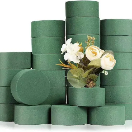 Miniatura 4 de Bloques redondos de espuma de poliestireno para flores artificiales, 6 unidades de espuma de poliestireno para arreglos florales