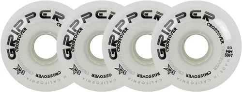 Miniatura 3 de Labeda Ruedas de hockey sobre rodillos Pinza Verde/Blanco 74A 76A 2.992 in 3.150 in Hilo