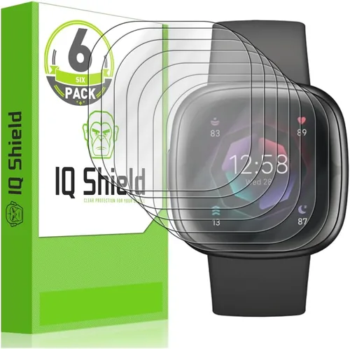 Miniatura 9 de IQShield Paquete de 6 protectores de pantalla para Fitbit Inspire 3, fácil de instalar, ultrafino, antiarañazos, antiburbujas, película de TPU