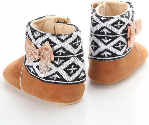 Miniatura 6 de Infant Snow Boots Newborn Booties Toddler First Walkers Baby Girls Boys Crib Shoes Winter Warm Prewalker Non-Slip Footwear