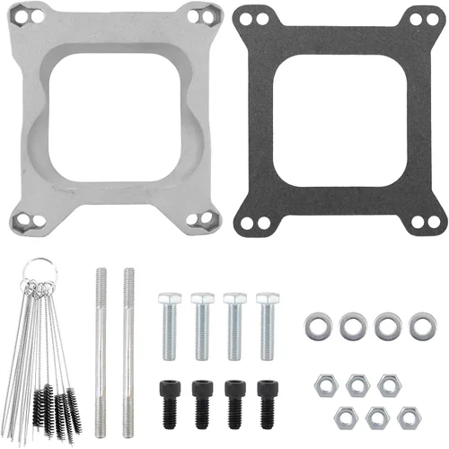 Miniatura 5 de 1932 Kit adaptador de junta de carburador de 3/4" 4Bbl a 4Bbl, plata