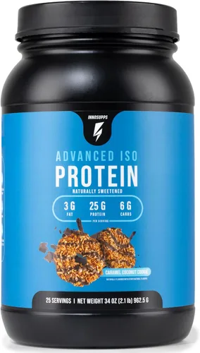 Miniatura 9 de InnoSupps Advanced Iso Protein Proteína aislada de suero 100% en polvo Sin edulcorantes artificiales Baja en grasa, baja en carbohidratos