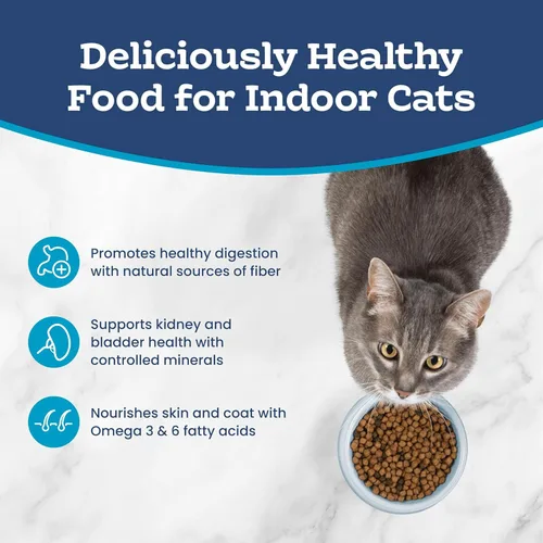 Miniatura 5 de Blue Buffalo Tastefuls - Alimento seco natural para gatos adultos, estómago sensible, receta de pollo y arroz integral, bolsa de 15 libras