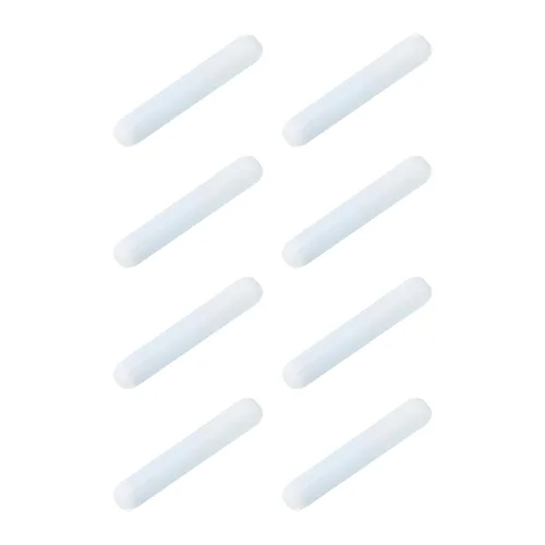 Miniatura 12 de MECCANIXITY Agitador magnético mezclador barra de agitación barra 0.591 in/0.59 "cilindro forma PTFE recubrimiento imán blanco para laboratorio 8