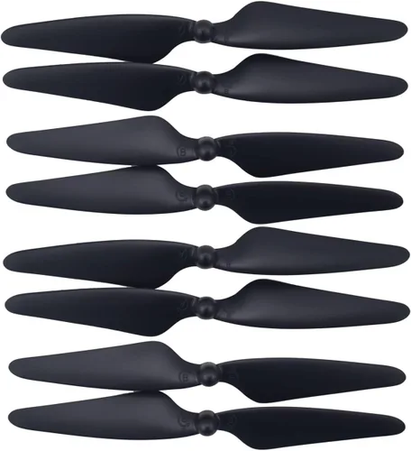 8pcs hélices para Hubsan H501S H501A H501C H501M F17 F100 MJX B3 Bugs 3 D85 EX2H B2C B2W B2 Bugs 2 D80 F18 F200SE HS700 Cuatro ejes Drone Repuestos