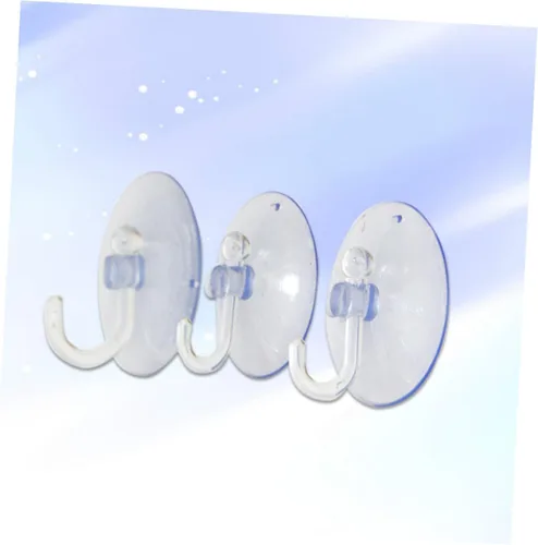 Miniatura 9 de Cabilock 12 ganchos de ventosa resistentes para pared extraíbles para paneles de yeso para cocina, baño, armario