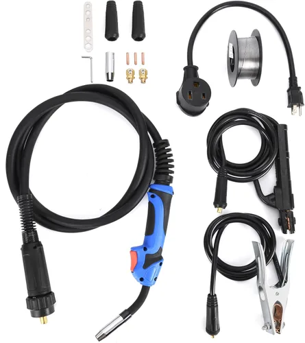 Miniatura 5 de S7 Soldador MIG 4 en 1 200A 110V/220V, Máquina de soldadura de núcleo de flujo sin gas y gas, soldador TIG/Stick/MMA de elevación, control