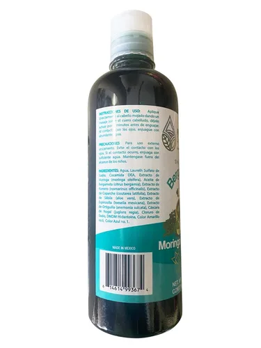 Miniatura 4 de Champú de Bergamota Orgánico con Moringa y Romero Champú 16 Fl Oz Enriquecido Premium Quality