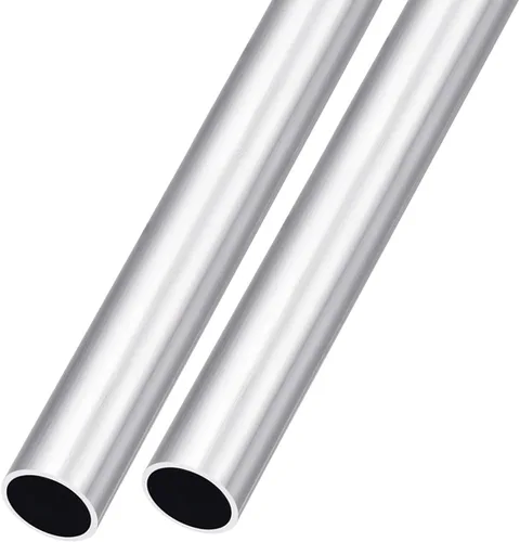Miniatura 40 de METALLIXITY Tubo de aluminio 6063 (0.394 in de diámetro x 0.276 in de diámetro interior x 11.811 in de largo), 2 piezas, tubo redondo de aluminio