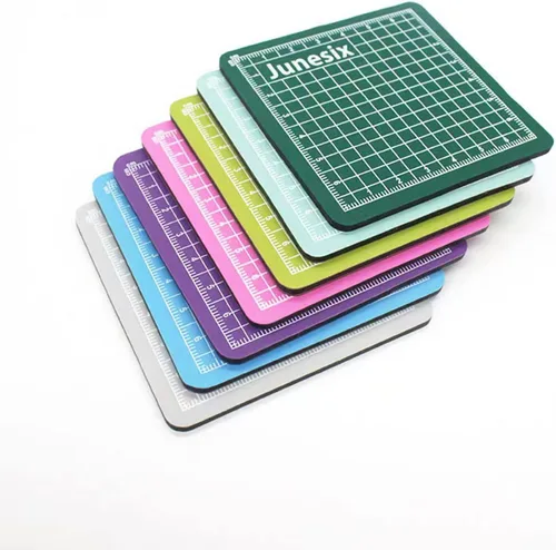 Miniatura 3 de 4 mini almohadillas de corte autorreparables para manualidades, alfombrilla de corte de costura pequeña, mini tabla de cortar antideslizante