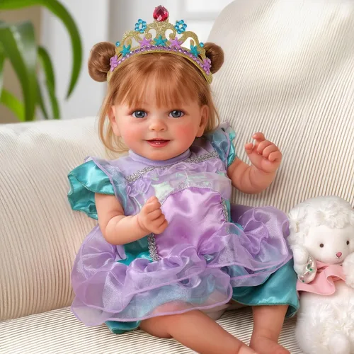 Miniatura 12 de BABESIDE Dara - Muñecas de bebé recién nacidas realistas de 20 pulgadas, hechas a mano, con ropa y accesorios de juguete, regalo para niños a partir