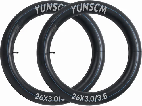 Miniatura 2 de 2 tubos de bicicleta eléctrica resistentes de 26 x 3.0 de 26 x 3.0/3.5 AV32mm Schrader 76/89-559 tubos interiores compatibles con tubos