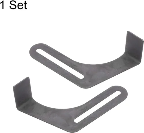 Miniatura 3 de HARFINGTON Juego de 2 piezas de herramientas para amoladora de banco, soporte de acero al carbono de 7.87 pulgadas, con tornillo para amoladora