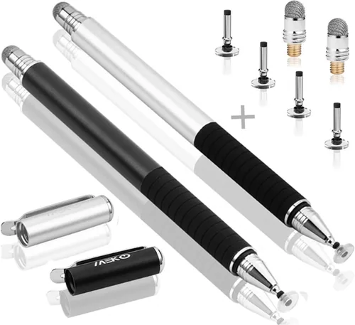 Miniatura 10 de MEKO Lápiz Universal, [Serie de Precisión 2 en 1] Lápices con Punta de Disco para Pantalla Táctil para Todas las Pantallas Táctiles Capacitivas