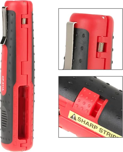 Miniatura 4 de Herramienta de desmontaje universal de cables para electricista multifuncional Cortador de desmontaje de cables Pelacables Herramienta de pelado