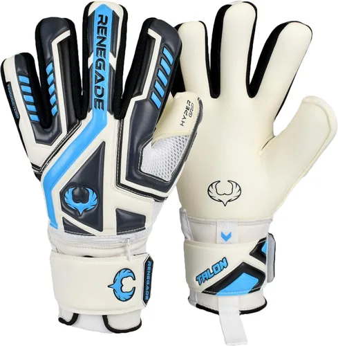 Miniatura 10 de Guantes de portero Renegade GK Talon con protección antimicrobiana (tallas 5-11, 5 estilos, nivel 3) Pro-Tek Fingersaves y Hyper Grip XD de 3.5 + 3