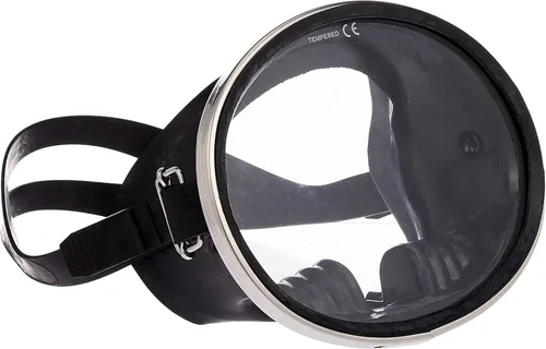 Scuba Diving Mask, Oval Tempered Glass Snorkel Mask with Comfortable Classic Rubber, Snorkeling Gear for Adults, Swimming & Freediving Goggles for