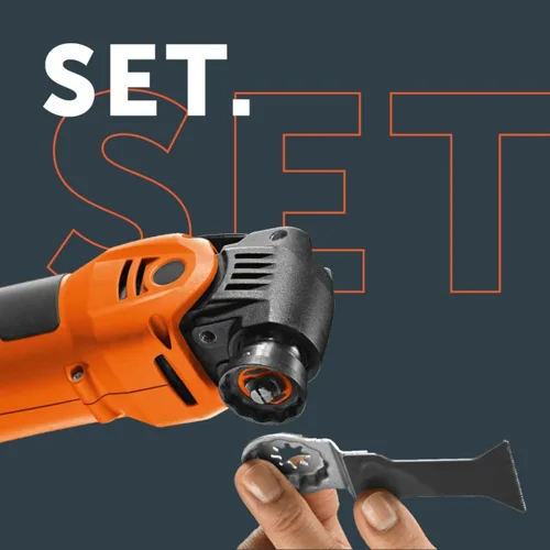 Miniatura 5 de Fein MultiMaster AMM 700 1.7 Q Autoglas AS inalámbrico para reparaciones automotrices, extracción de parabrisas y trabajo de carrocería - Sistema