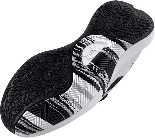 Miniatura 5 de Under Armour Lockdown 6 - Tenis de baloncesto unisex para adultos, Negro, marrón, blanco o gris