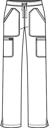 Miniatura 5 de Workwear Revolution WW120 - Pantalones quirúrgicos elásticos y suaves con cordón ajustable para mujer