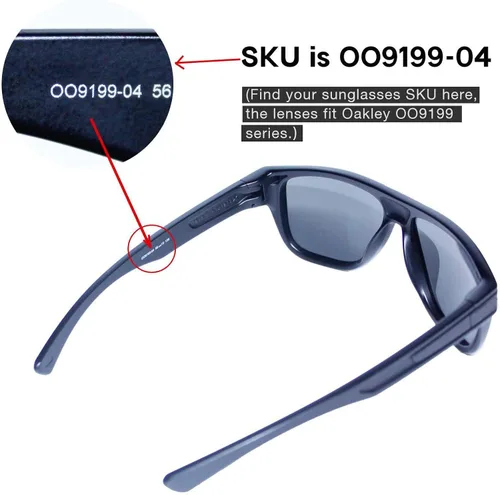 Miniatura 4 de Walleva - Lentes de repuesto para gafas de sol Oakley Breadbox