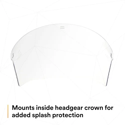 Miniatura 7 de 3M H8A Combinación de Arnés de Cabeza con Trinquete y Visera Protector Facial Transparente, Sistema Completo de Seguridad de Arnés de Cabeza