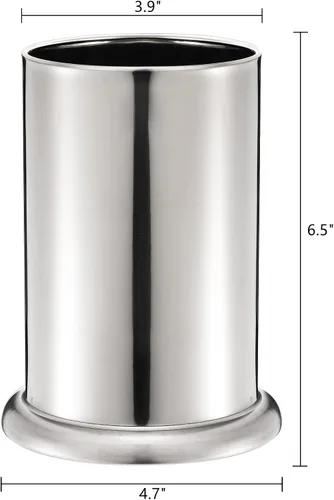 Miniatura 2 de ZEAYEA Paquete de 6 soportes para pajitas de acero inoxidable, dispensador de paja para encimera, contenedor organizador de pajitas para tiendas