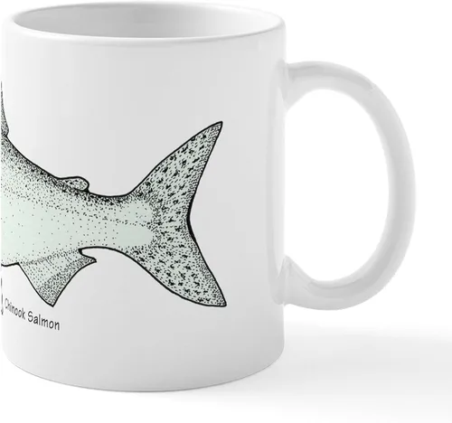 Miniatura 34 de CafePress Chinook King Salmon Mug 11 oz (325 ml) Ceramic Coffee Mug