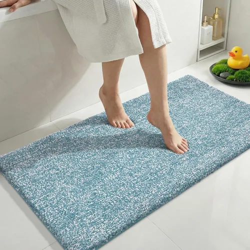 Miniatura 58 de Yimobra Alfombra de baño acolchada antifatiga, antideslizante, lavable, de microfibra suave y densa para lavabo, ducha, pies cansados, cómodo