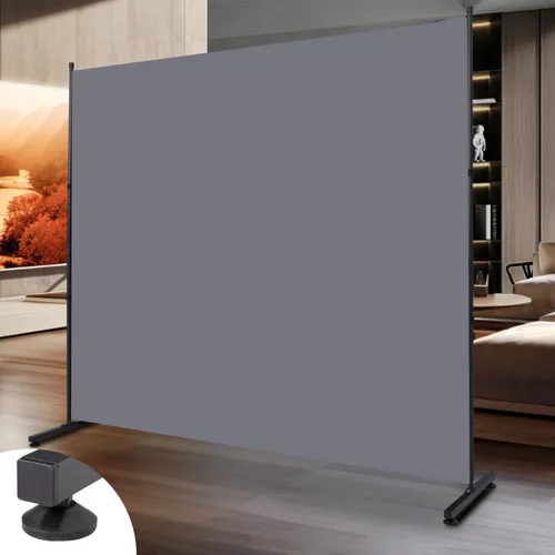 Miniatura 12 de Divisor de habitación, pantalla de privacidad de un solo panel de 6 pies, divisor de pared de tela ancha para interiores para separación
