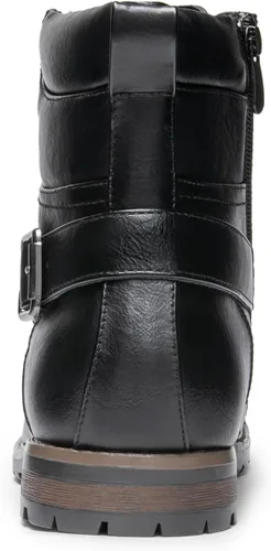 Miniatura 6 de Bruno Marc - Botas de combate para motocicleta con cremallera para hombre